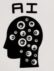 Abstract illustration of AI with silhouette head full of eyes, symbolizing observation and technology.